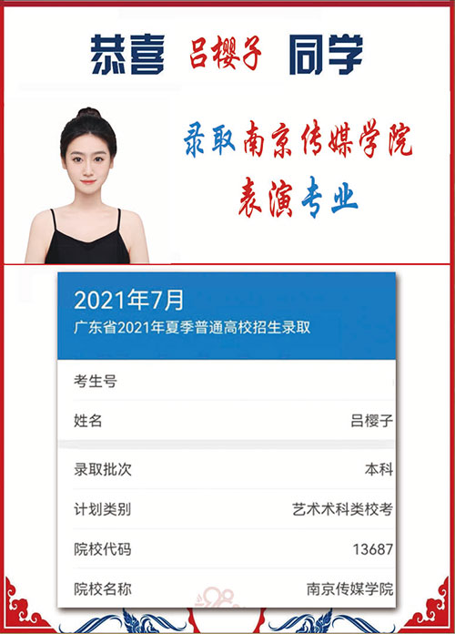 表演专业录取 表演专业录取